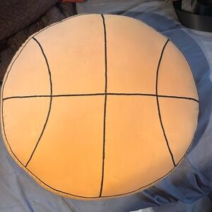 basketball pillow approximately 15”